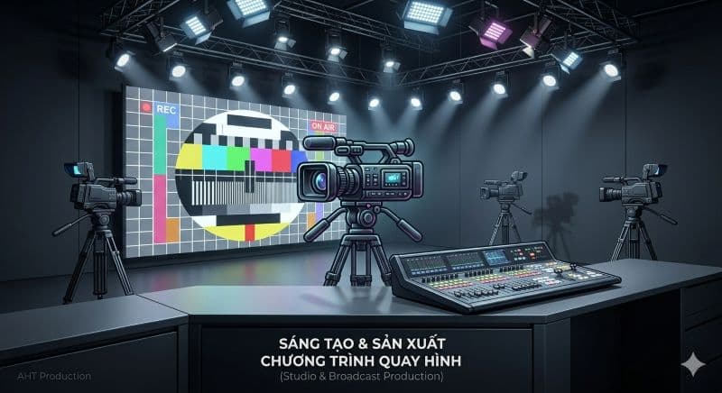 Studio & Broadcast Production - SẢN XUẤT CHƯƠNG TRÌNH QUAY HÌNH - AHT Production
